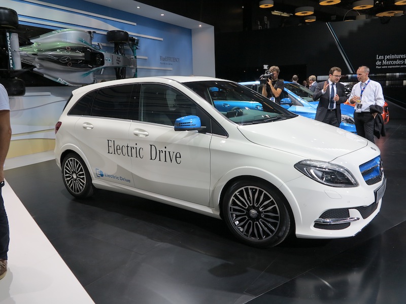 Paris Motor Show 2014 – Mercedes: Elbil med valmöjligheter (okt)